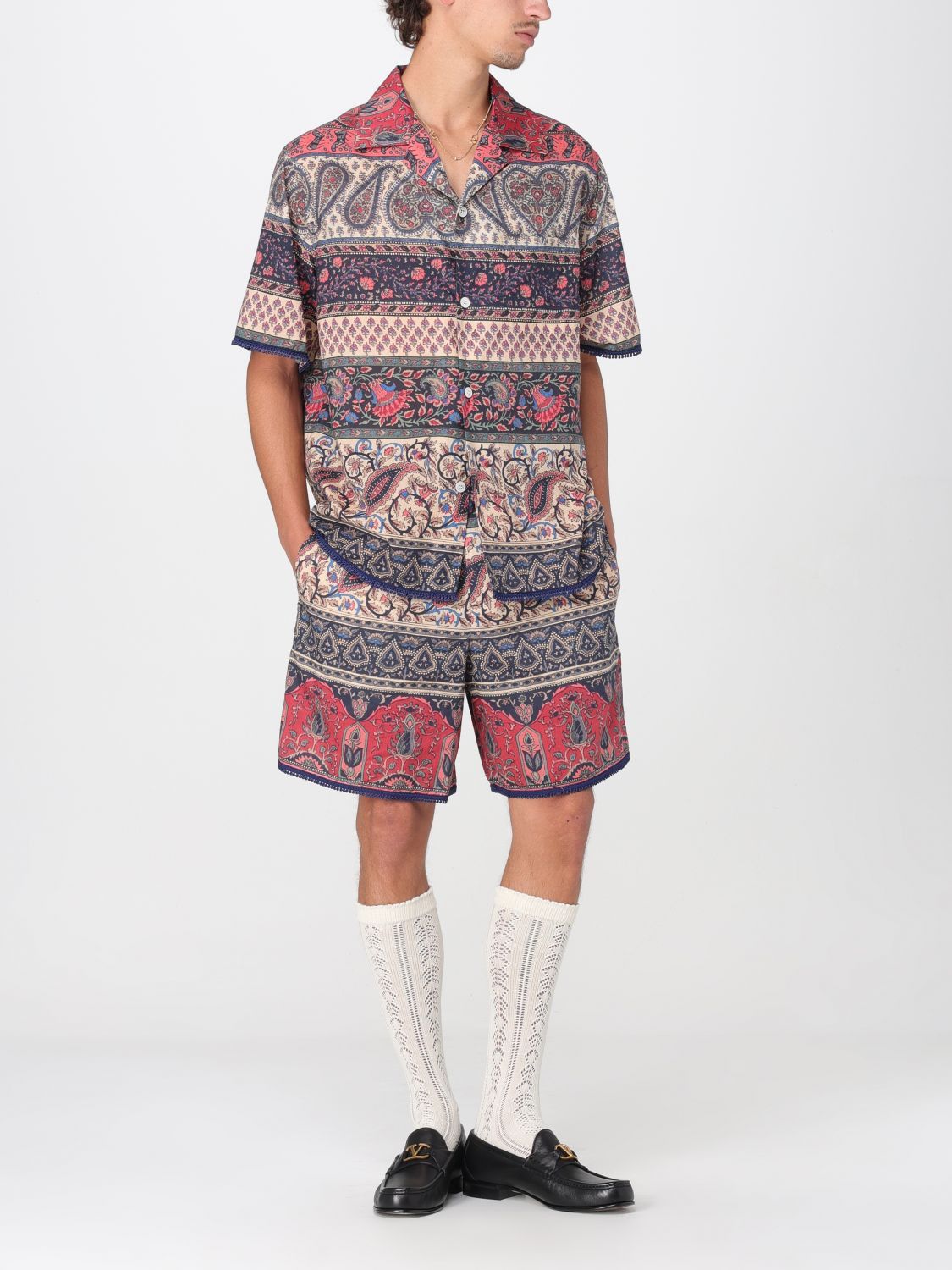 Valentino Valentino Shirt Men Multicolor Size US M / EU 48-50 / 2 - 2 Thumbnail