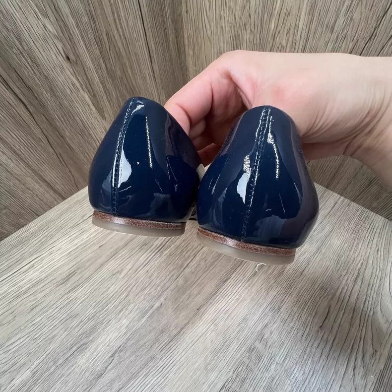 Salvatore Ferragamo Ferragamo Navy Blue Flat Shoes Size 36 Size US 8 / IT 38 - 6 Thumbnail
