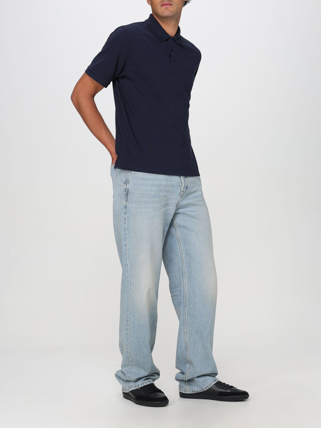 Saint Laurent Paris Saint Laurent Polo Shirt Men Marine Size US S / EU 44-46 / 1 - 2 Thumbnail