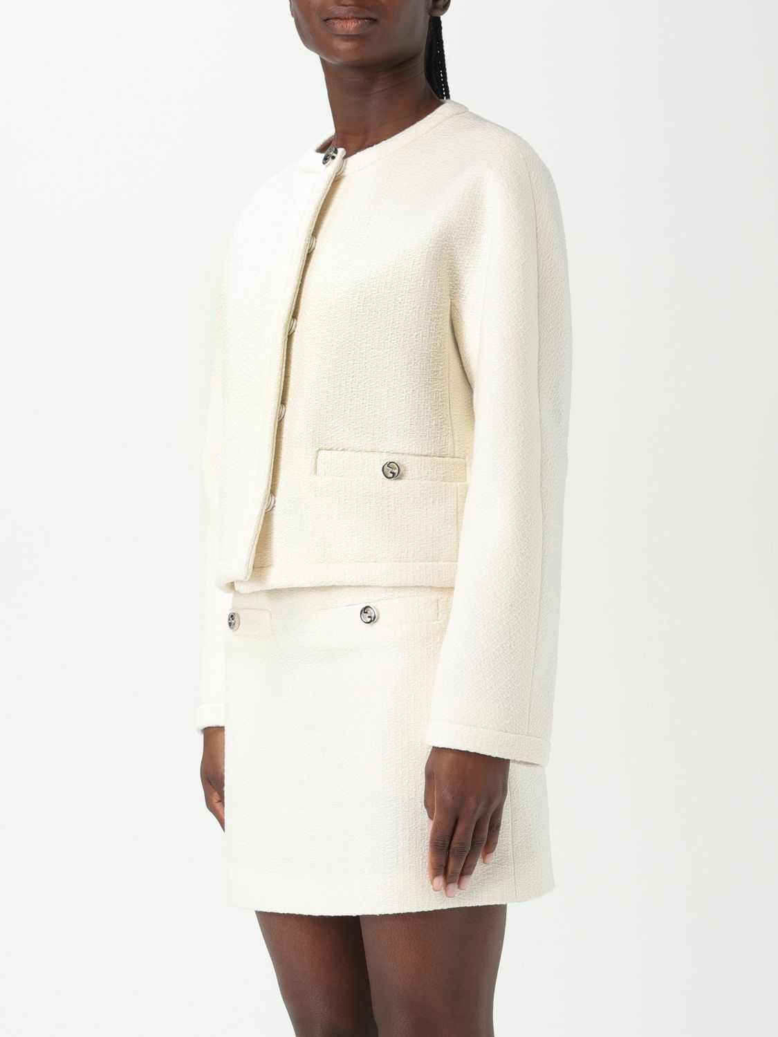 Gucci Gucci Jacket Woman White Size M / US 6-8 / IT 42-44 - 4 Thumbnail
