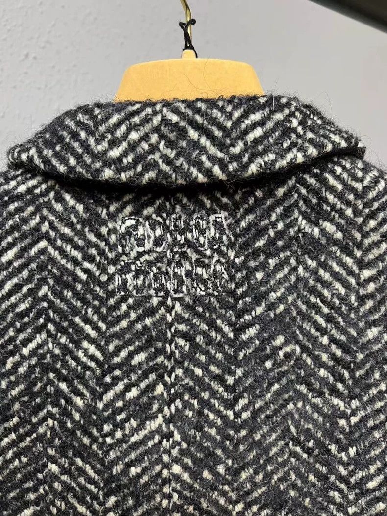 Miu Miu Miu Miu Black and White Wool Blazer Size S / US 4 / IT 40 - 3 Thumbnail