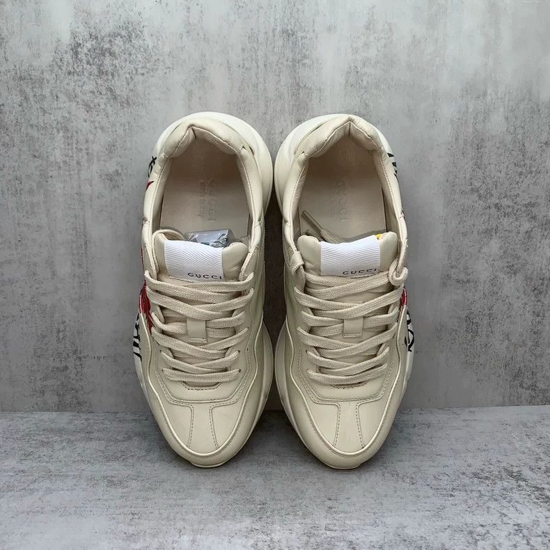 Gucci Gucci Floral Dad Sneakers Size 36.5 Size US 6 / EU 39 - 6 Thumbnail