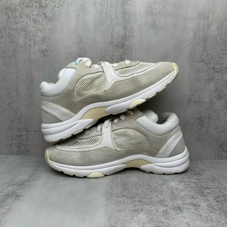 Chanel Chanel Beige Sneakers Size 36 Size US 6 / IT 36 - 3 Thumbnail