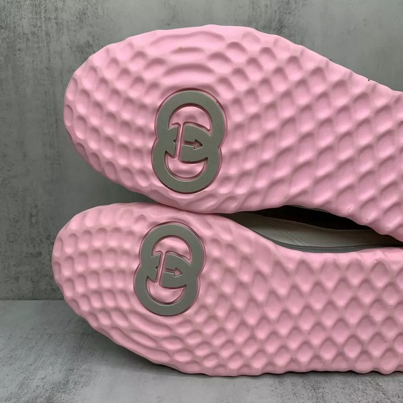Gucci Gucci Pink White Sneakers Size 37 Size US 6 / IT 36 - 8 Thumbnail
