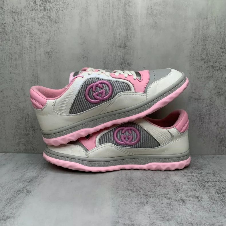 Gucci Gucci Pink White Sneakers Size 37 Size US 6 / IT 36 - 3 Thumbnail
