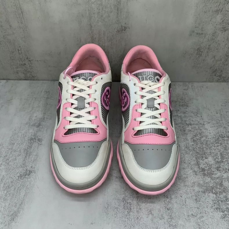 Gucci Gucci Pink White Sneakers Size 37 Size US 6 / IT 36 - 4 Thumbnail