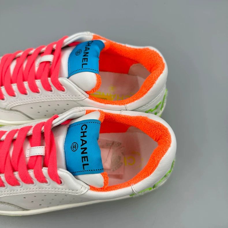 Chanel Chanel Colorful Sport Sneakers with Logo Size US 7 / IT 37 - 6 Thumbnail