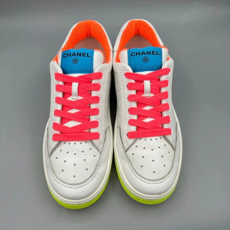 Chanel Chanel Colorful Sport Sneakers with Logo Size US 7 / IT 37 - 4 Thumbnail