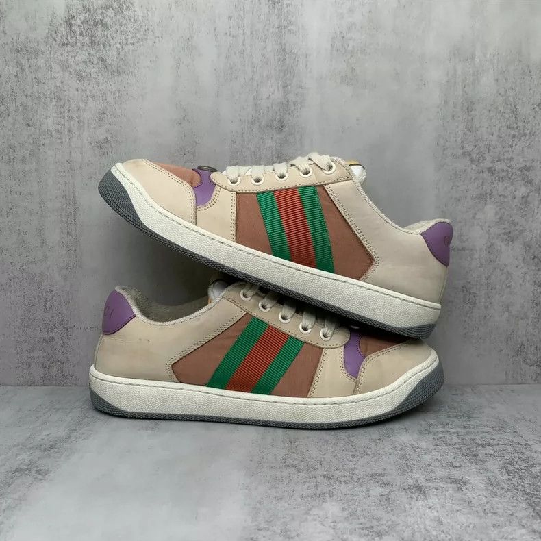 Gucci Gucci Purple Tail Dirty Shoes Size 37 Size US 6 / IT 36 - 3 Thumbnail
