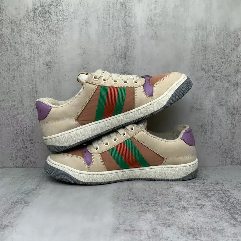Gucci Gucci Purple Tail Dirty Shoes Size 37 Size US 6 / IT 36 - 2 Thumbnail