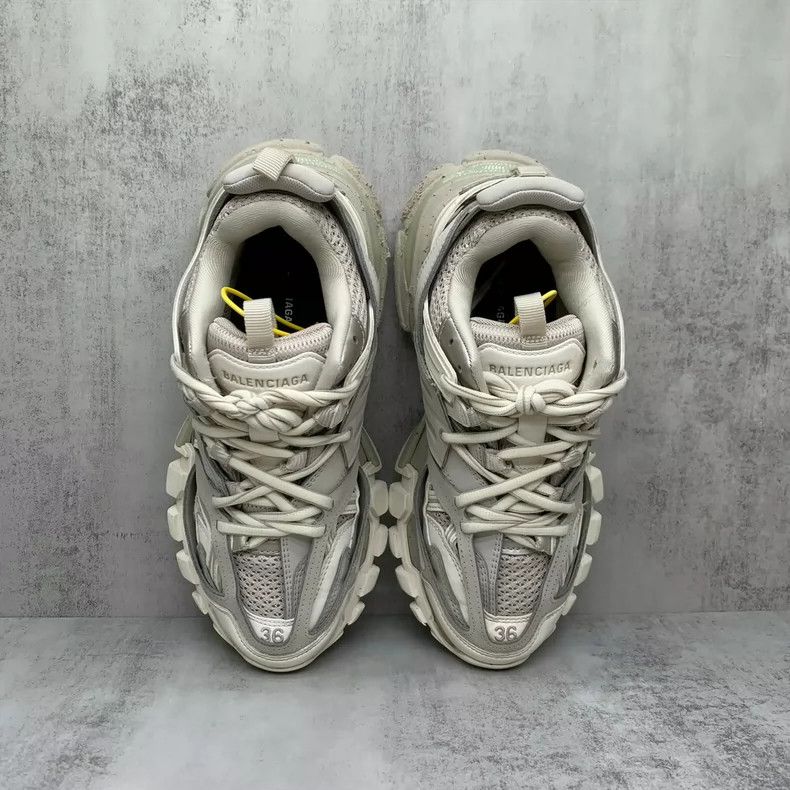 Balenciaga Balenciaga Track Sneakers in Beige Brown Size US 6 / EU 39 - 6 Thumbnail