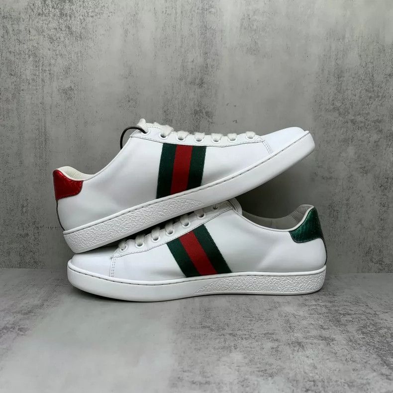 Gucci Gucci White Sneakers with Arrow Design Size US 6 / IT 36 - 3 Thumbnail