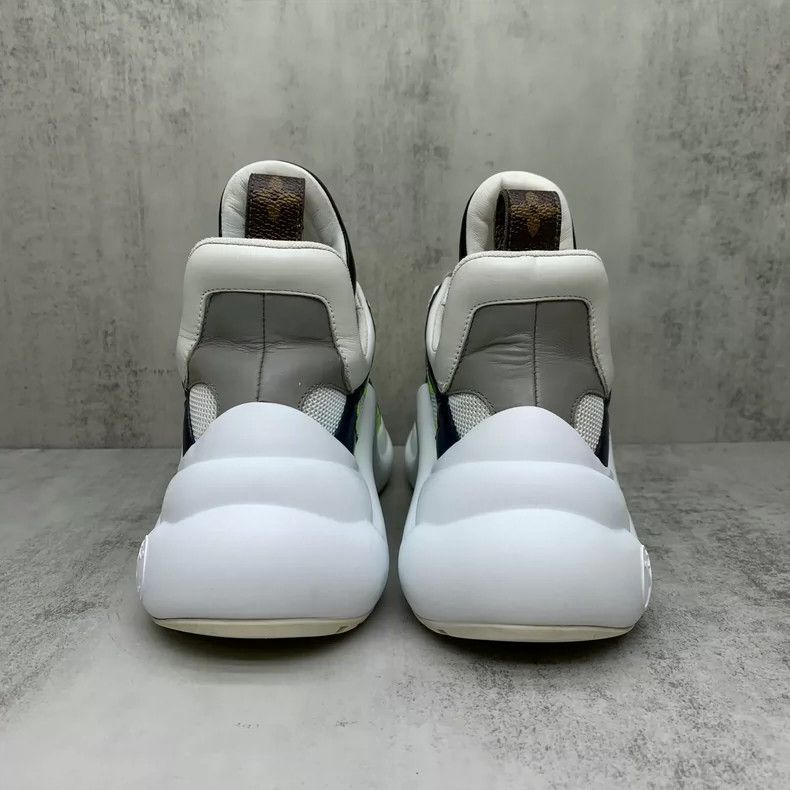 Louis Vuitton Green Dad Sneakers with White Accents Size US 11 / EU 44 - 5 Thumbnail