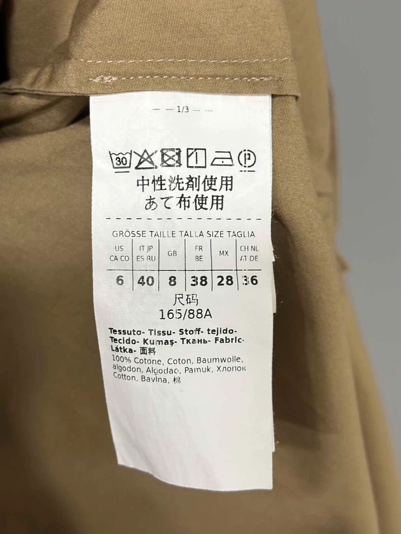 Max Mara Beige MaxMara Shirt with Pockets Size S / US 4 / IT 40 - 6 Thumbnail