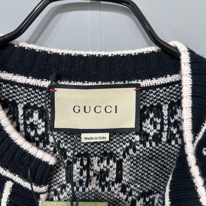 Gucci Gucci Jacquard Knit Cardigan with Buttons Size S / US 4 / IT 40 - 4 Thumbnail