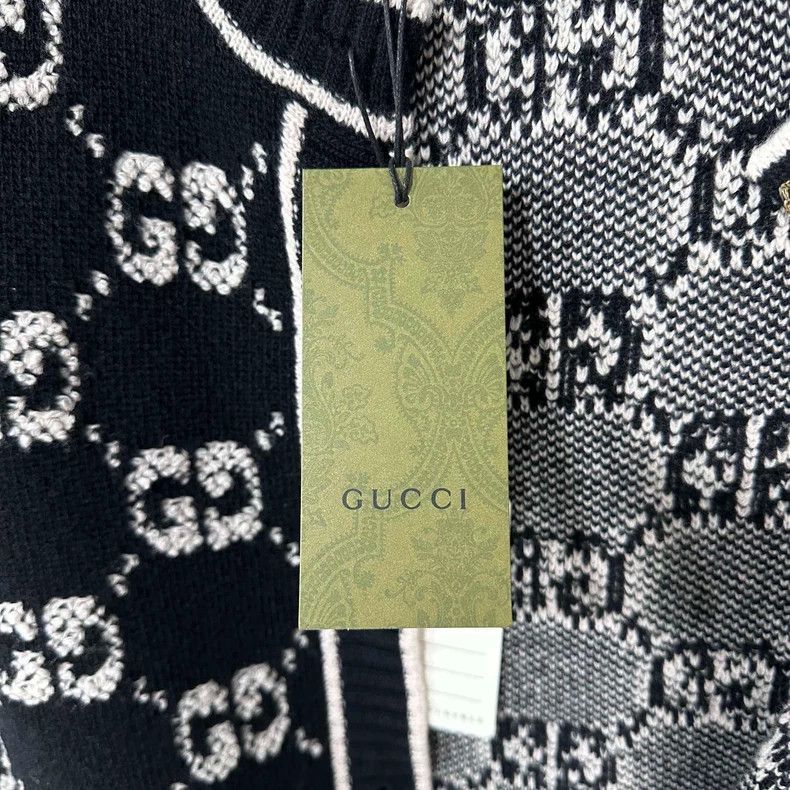 Gucci Gucci Jacquard Knit Cardigan with Buttons Size S / US 4 / IT 40 - 6 Thumbnail