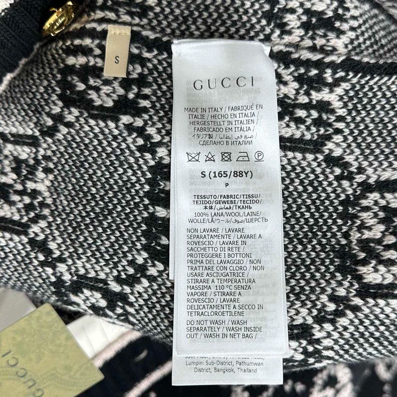 Gucci Gucci Jacquard Knit Cardigan with Buttons Size S / US 4 / IT 40 - 5 Thumbnail