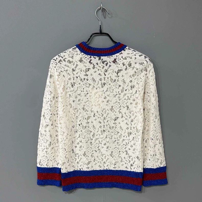 Gucci Gucci Lace Embroidery Sweatshirt Size XS / US 0-2 / IT 36-38 - 3 Thumbnail