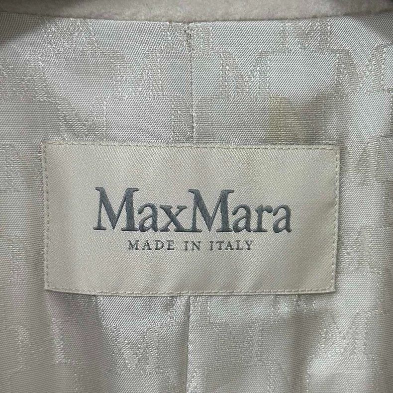 Max Mara Long Coat by MaxMara in White Size S / US 4 / IT 40 - 5 Thumbnail