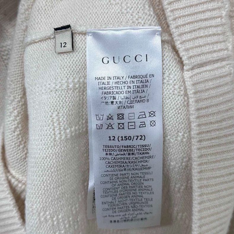 Gucci Gucci Cashmere Cardigan with Dark Pattern Size M / US 6-8 / IT 42-44 - 5 Thumbnail