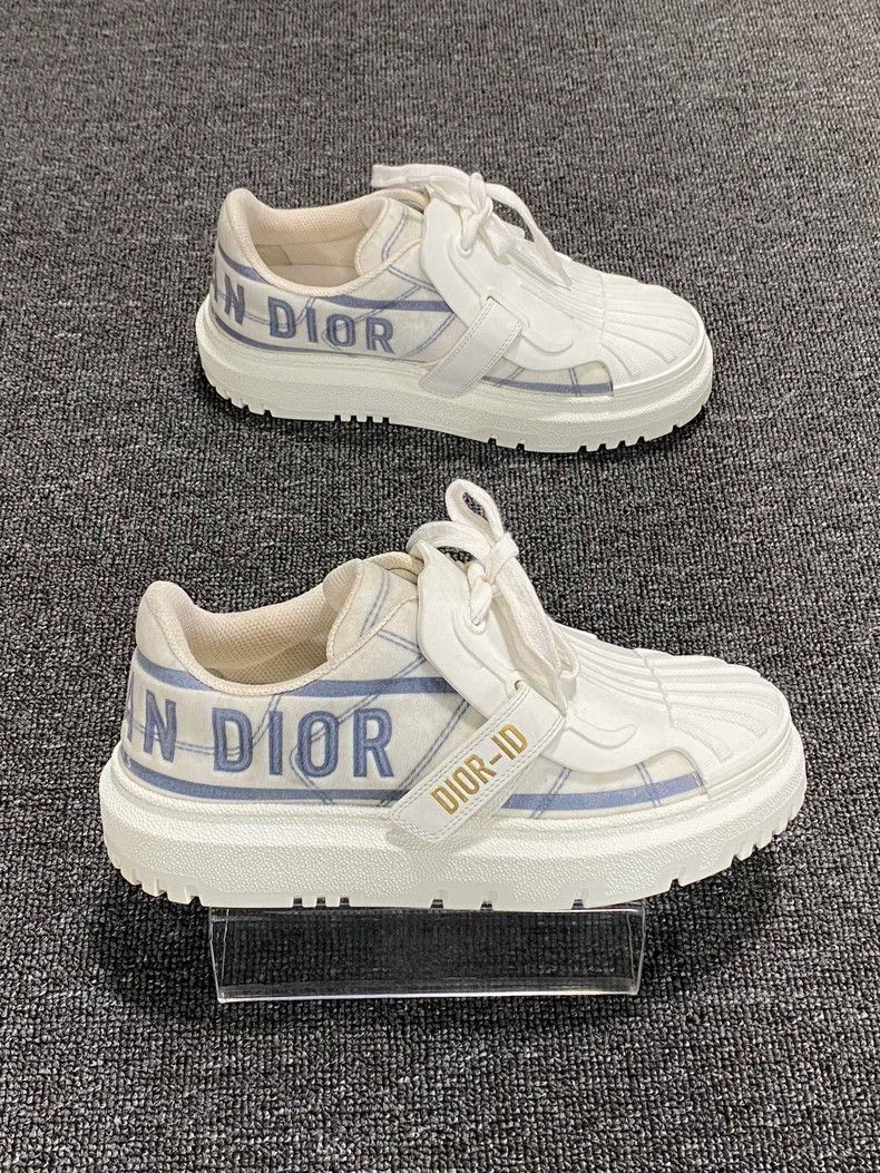 Dior Dior Velcro Sneakers with Shell Toe Design Size US 6 / IT 36 - 3 Thumbnail