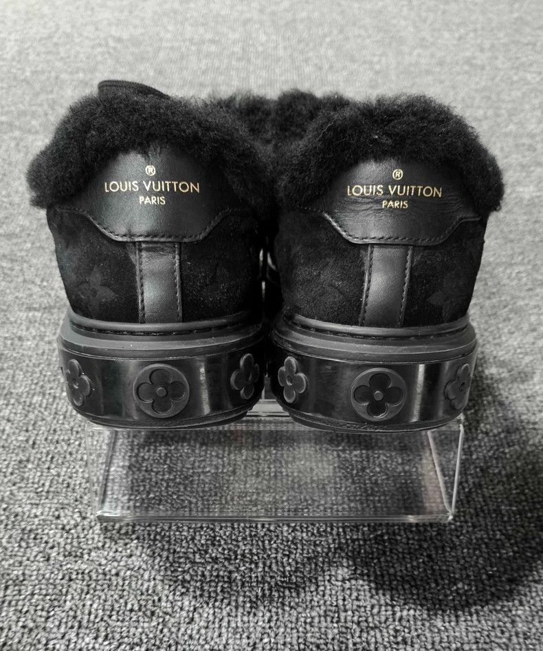 Louis Vuitton Black Louis Vuitton Teddy Slip-On Sneakers Size US 5 / IT 35 - 5 Thumbnail
