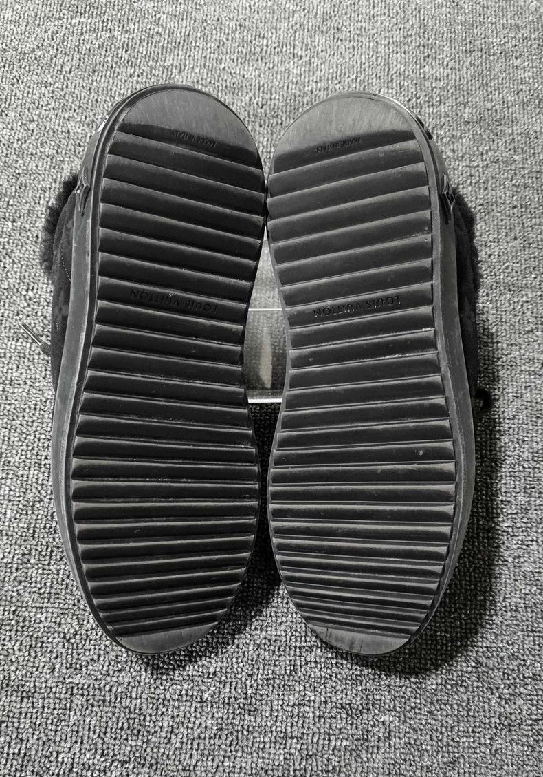 Louis Vuitton Black Louis Vuitton Teddy Slip-On Sneakers Size US 5 / IT 35 - 6 Thumbnail