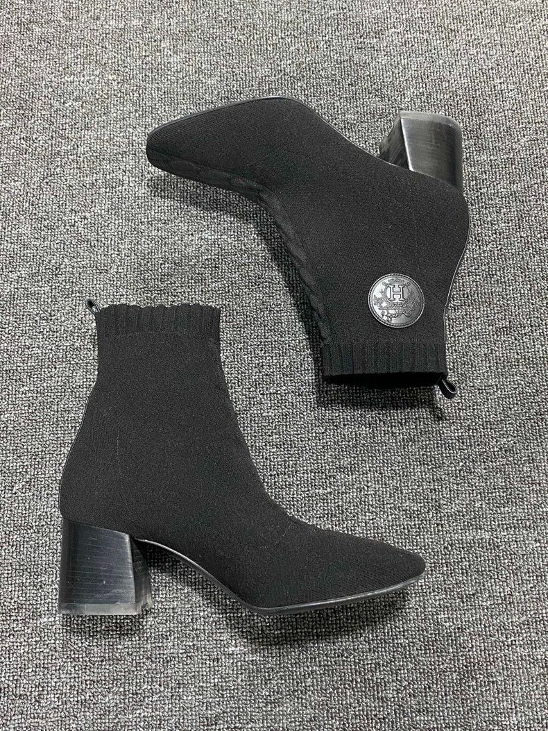 Hermes Comfortable Knit Short Boots by Hermes Size US 8 / IT 38 - 3 Thumbnail