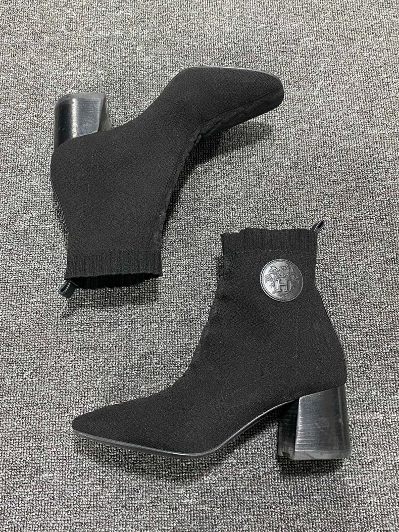 Hermes Comfortable Knit Short Boots by Hermes Size US 8 / IT 38 - 2 Thumbnail