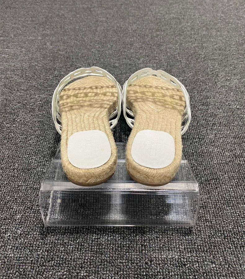 Hermes Hermes Woven Slide Sandals with Chain Detail Size US 8 / IT 38 - 5 Thumbnail