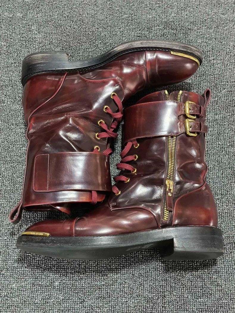 Louis Vuitton Red Louis Vuitton Leather Ankle Boots Size US 6 / IT 36 - 2 Thumbnail