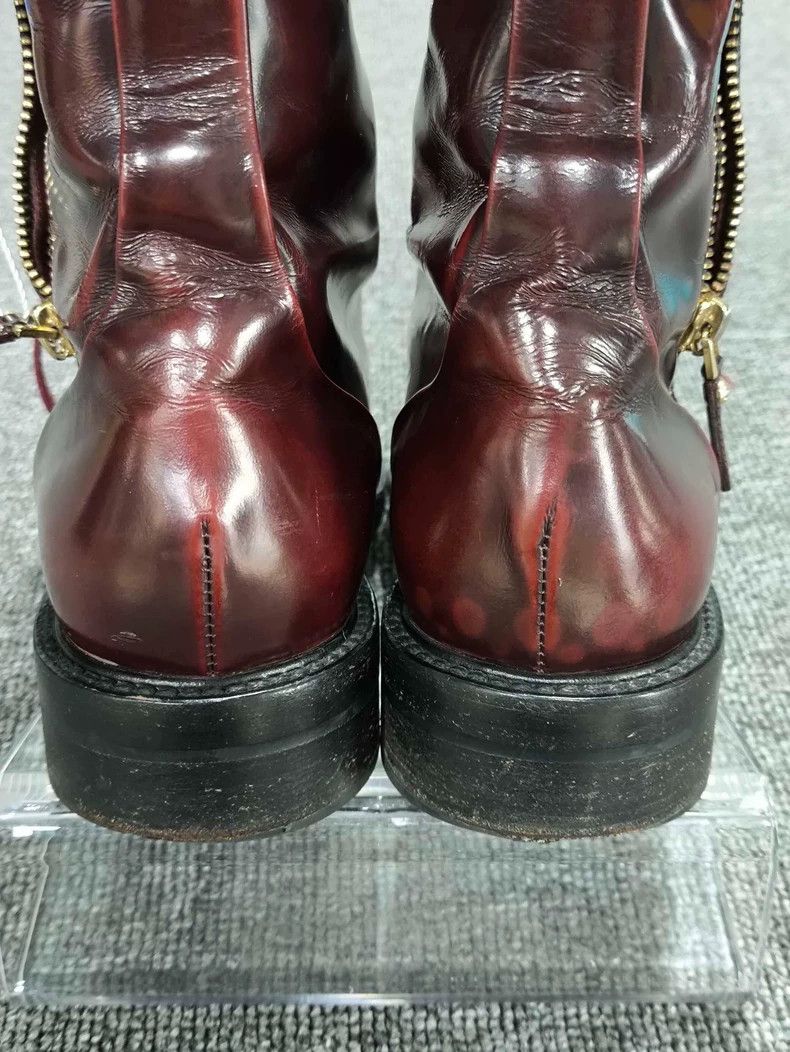 Louis Vuitton Red Louis Vuitton Leather Ankle Boots Size US 6 / IT 36 - 5 Thumbnail
