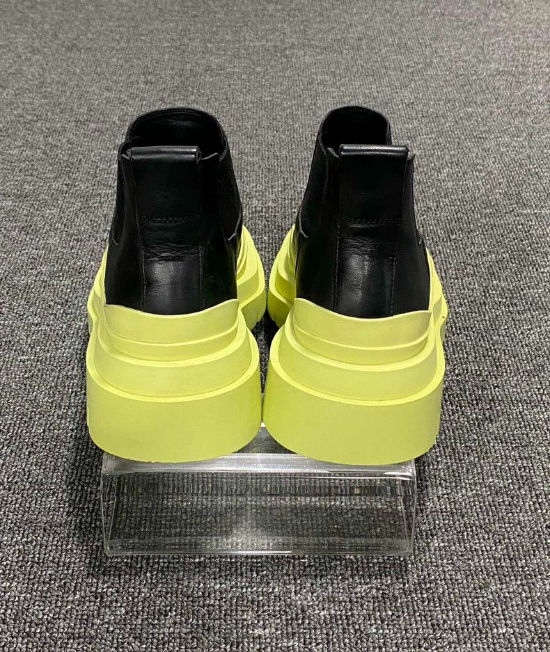 Bottega Veneta Bottega Veneta Black Ankle Boots with Yellow Sole Size US 6 / IT 36 - 5 Thumbnail