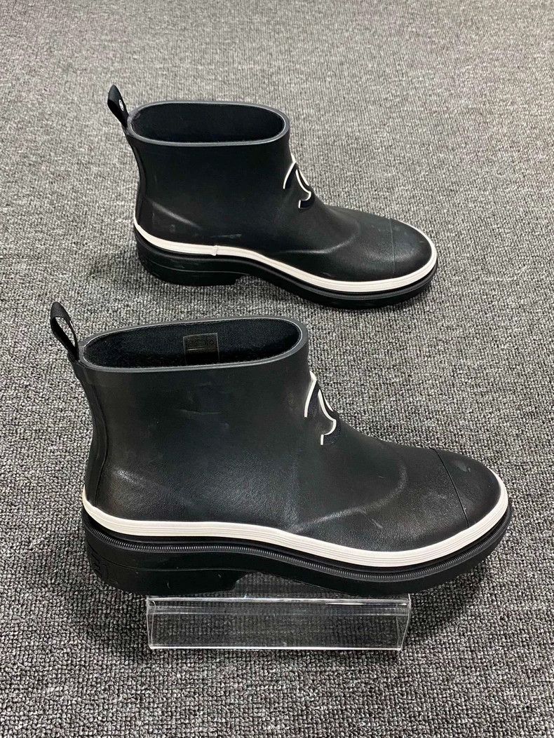 Chanel Chanel Double C Logo Short Boots Size US 8 / IT 38 - 3 Thumbnail
