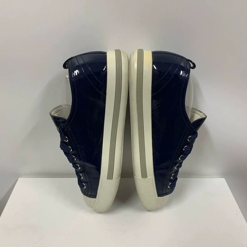 Prada Prada Patent Leather Sneakers Size 36.5 Size US 6 / IT 36 - 5 Thumbnail
