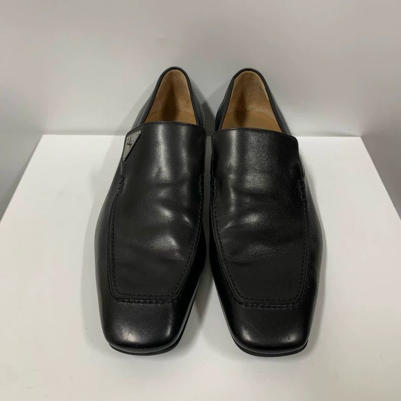 Louis Vuitton Louis Vuitton Black Leather Shoes Size 8.5 Size US 8 / IT 38 - 2 Thumbnail