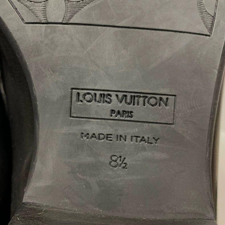 Louis Vuitton Louis Vuitton Black Leather Shoes Size 8.5 Size US 8 / IT 38 - 8 Thumbnail
