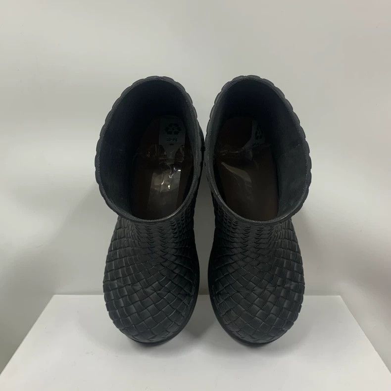 Bottega Veneta Bottega Veneta Black Woven Ankle Boots Size US 6 / IT 36 - 2 Thumbnail