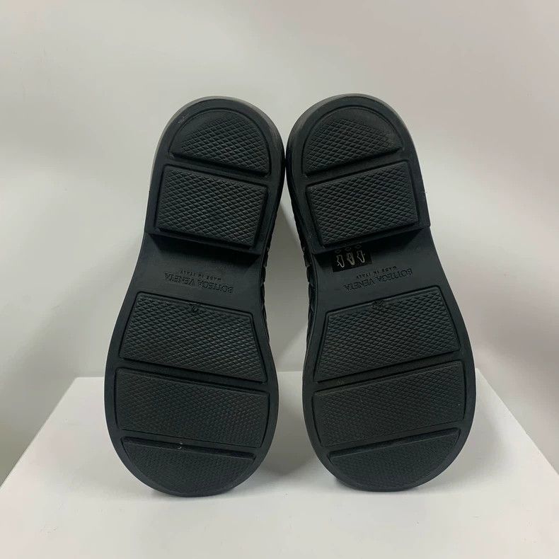 Bottega Veneta Bottega Veneta Black Woven Ankle Boots Size US 6 / IT 36 - 7 Thumbnail