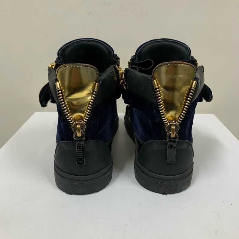 Giuseppe Zanotti Giuseppe Zanotti High-Top Sneakers in Black Size US 7 / IT 37 - 6 Thumbnail