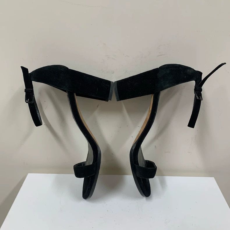 Stuart Weitzman Stuart Weitzman Black Suede Heeled Sandals Size US 6 / IT 36 - 3 Thumbnail
