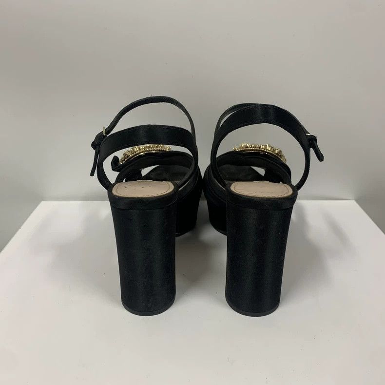 Prada Miumiu Black High Heel Shoes Size 37.5 Size US 7 / IT 37 - 6 Thumbnail