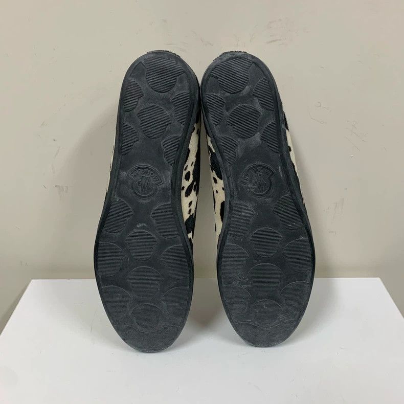 Moncler Moncler Black and White Slip-On Shoes Size US 7 / IT 37 - 7 Thumbnail