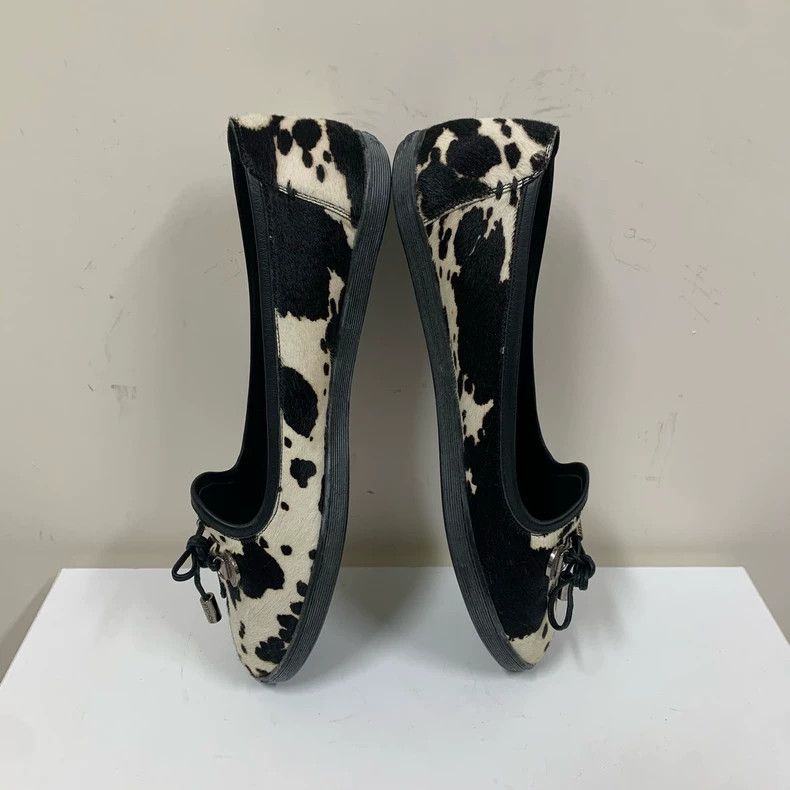 Moncler Moncler Black and White Slip-On Shoes Size US 7 / IT 37 - 5 Thumbnail