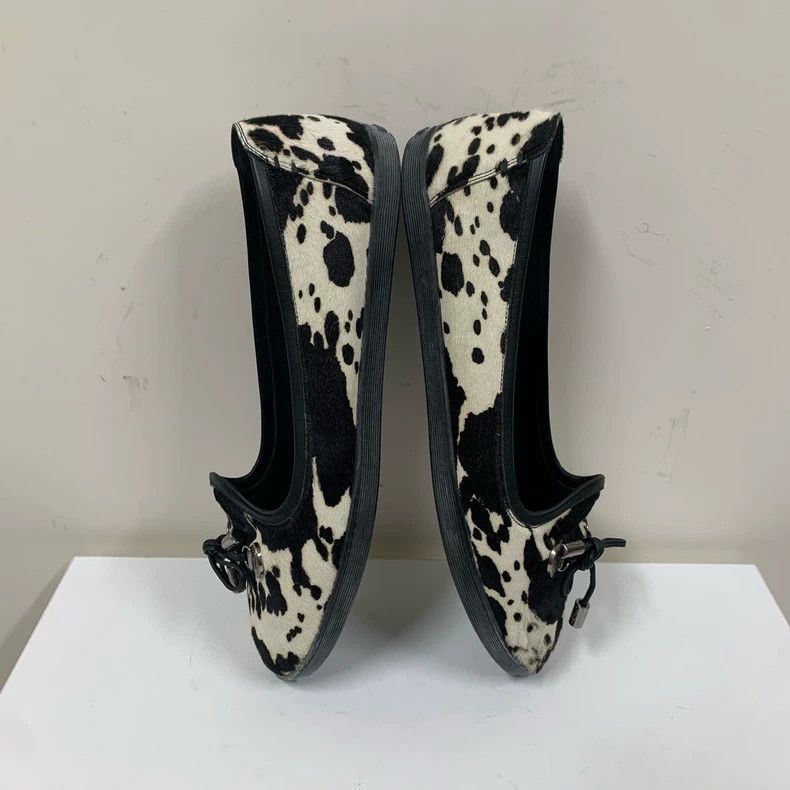 Moncler Moncler Black and White Slip-On Shoes Size US 7 / IT 37 - 4 Thumbnail