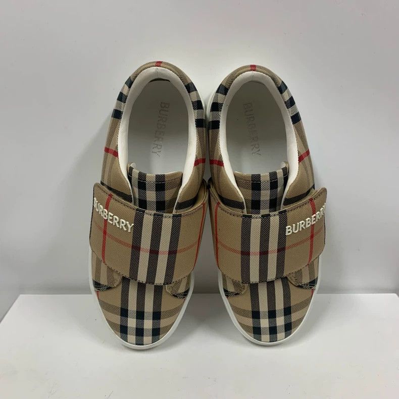 Burberry Burberry Plaid Slip-On Sneakers Size 35 Size US 5 / IT 35 - 3 Thumbnail