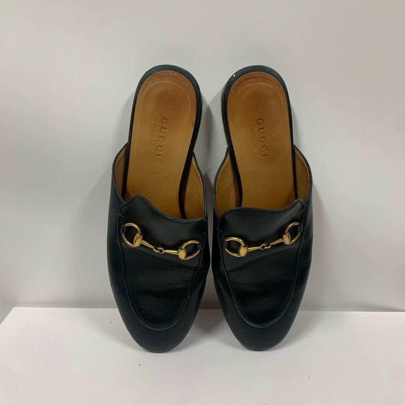 Gucci Gucci Black Classic Slip-On Shoes Size US 4 / IT 34 - 3 Thumbnail