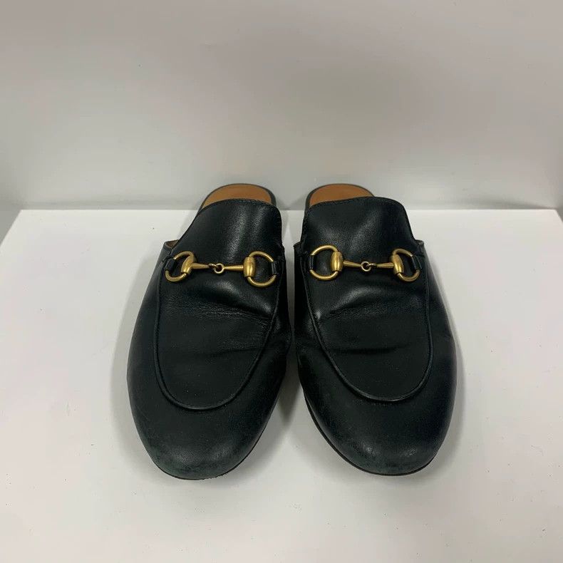Gucci Gucci Black Classic Slip-On Shoes Size US 4 / IT 34 - 2 Thumbnail