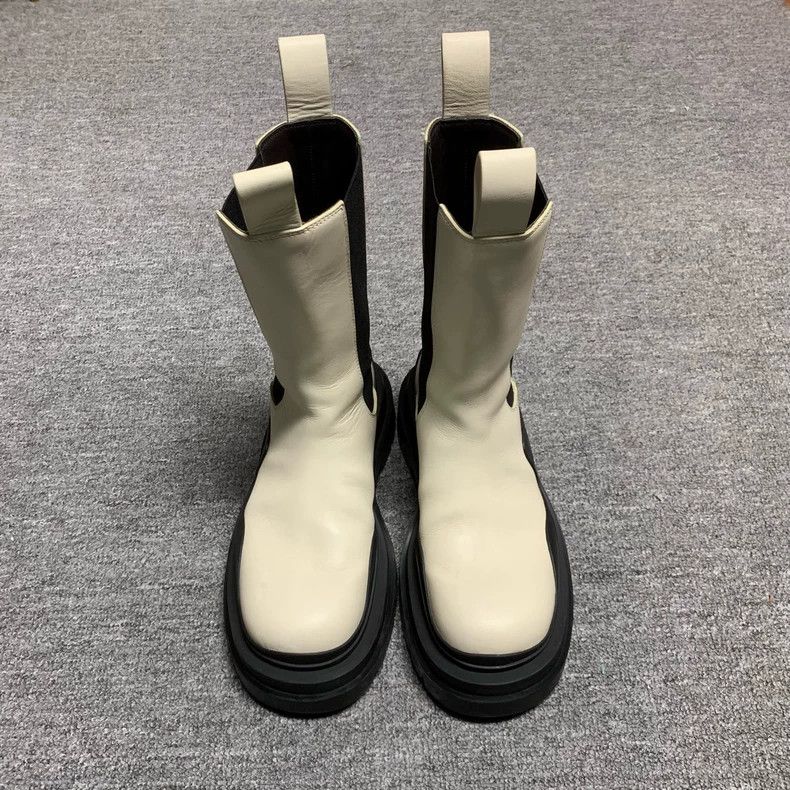Bottega Veneta Bottega Veneta White Knee-High Boots Size US 6 / IT 36 - 2 Thumbnail