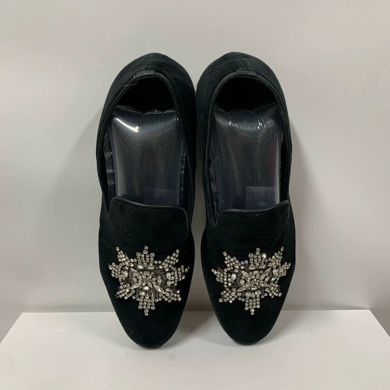Alexander McQueen Snowflake Embellished Shoes